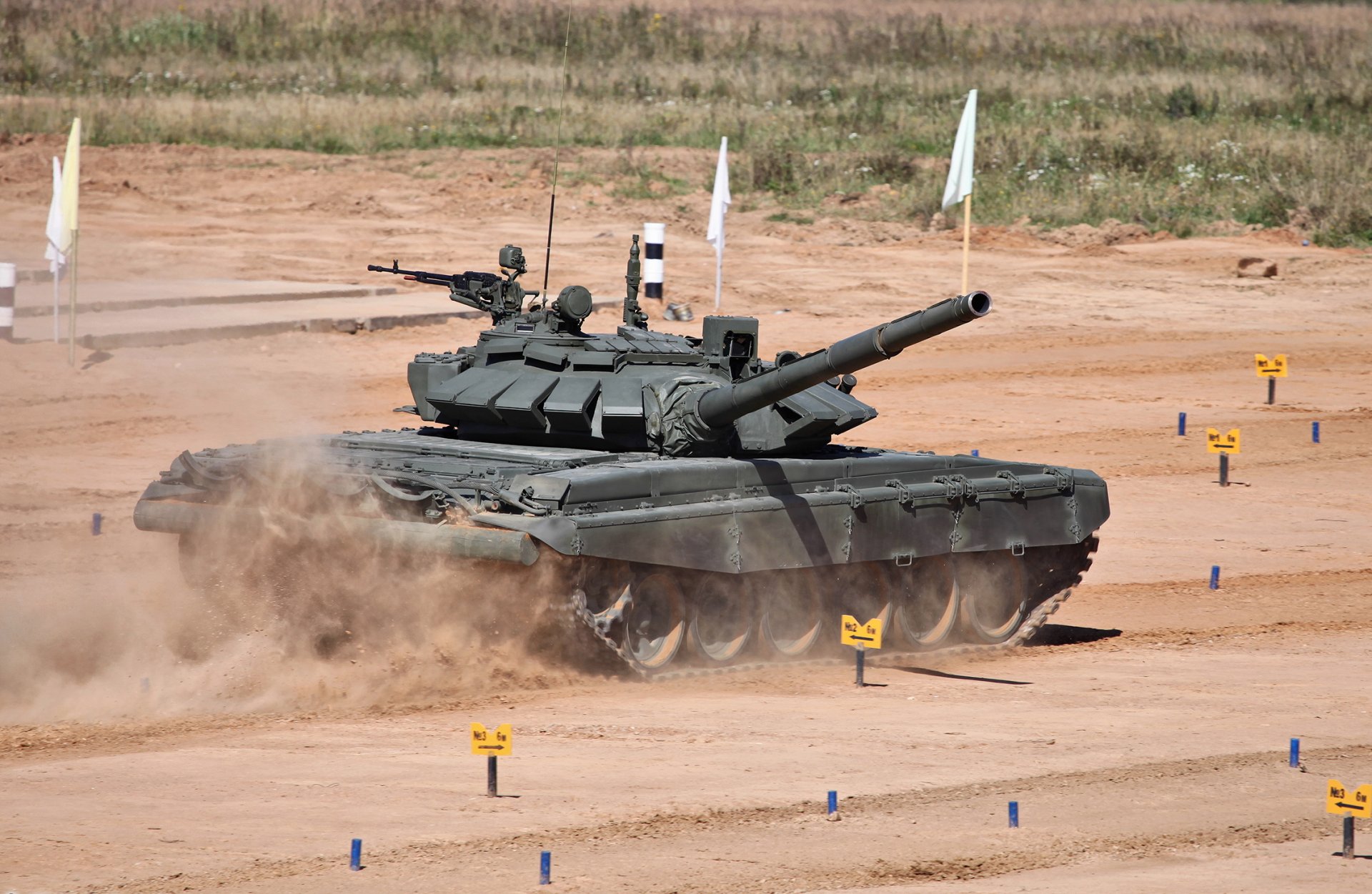 t-72 b3 tank military equipment russia test the field