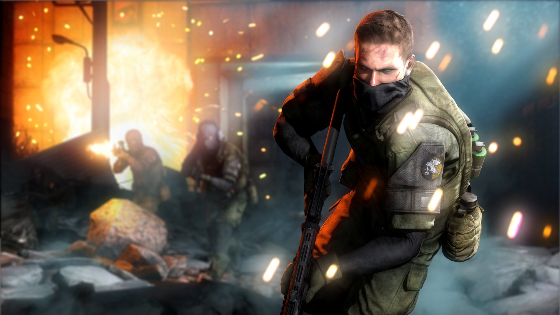 outer heaven mgs militaires sans frontieres men fire fan art metal gear solid v: the phantom pain metal gear solid v: ground zeroe