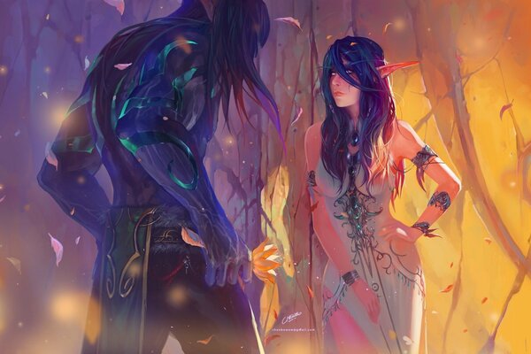 Characters from the world of Warcraft