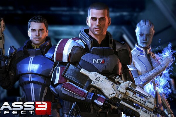 Shepard found and liana in mass effect 3