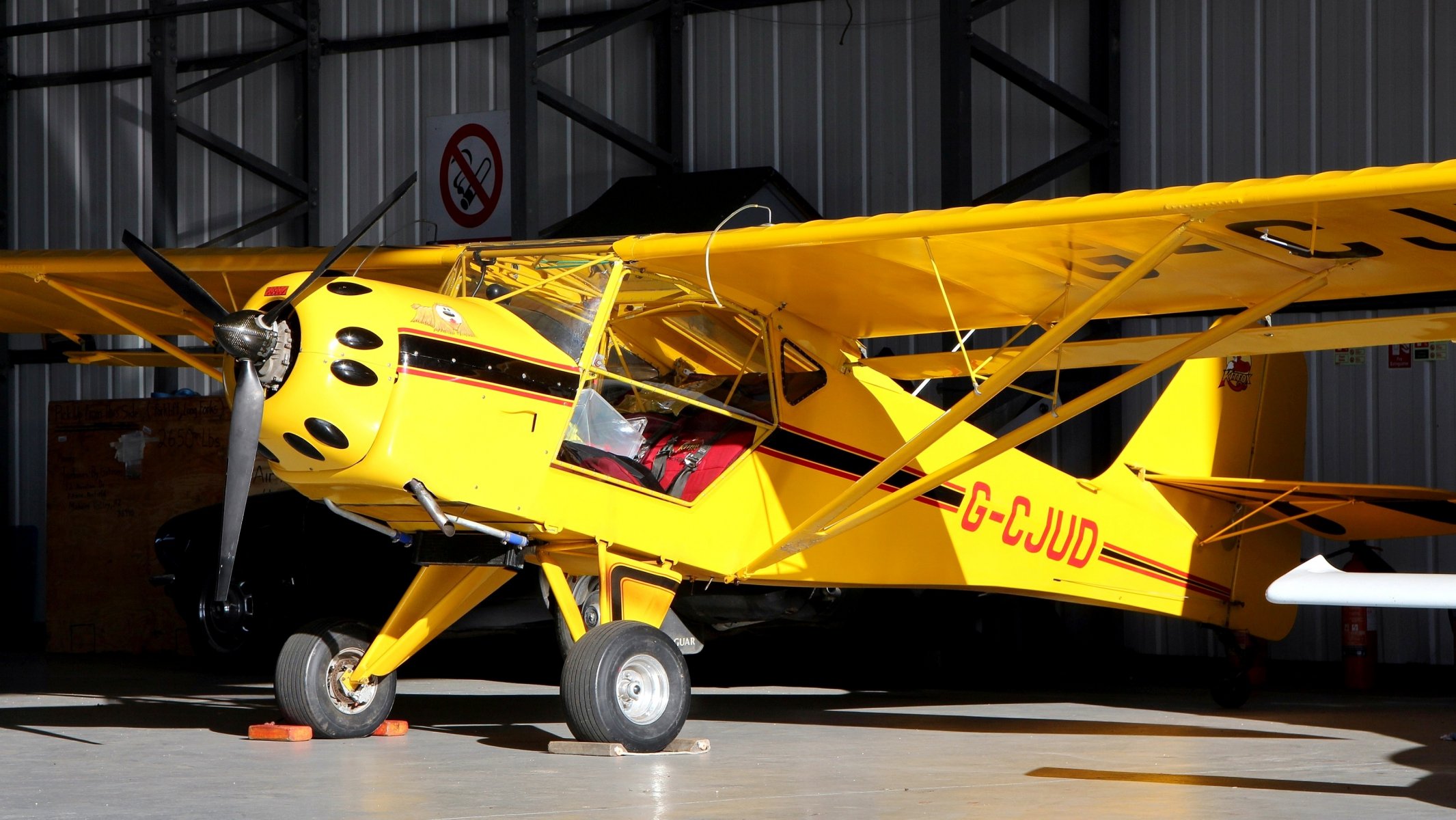 denney kitfox model 3 american lightweight plane with folding wing