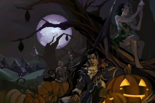 Resurrection of evil spirits on the Feast of all the Dead