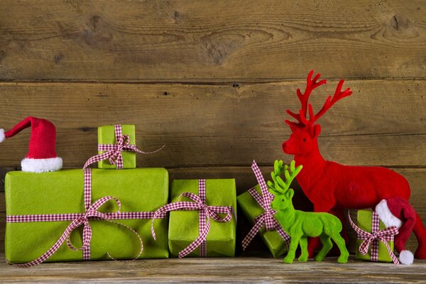 Gifts under the Christmas tree