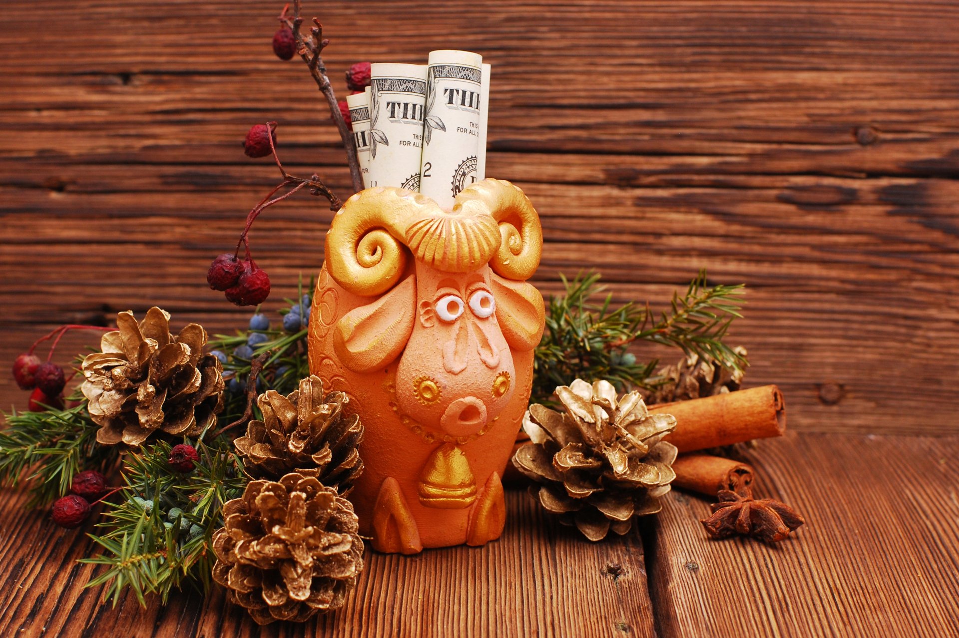 heep new year 2015 jewelry dollar money