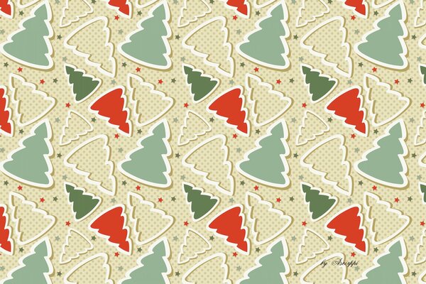 Christmas tree pattern for Christmas