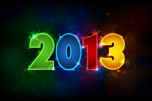 Multicolored numbers 2013