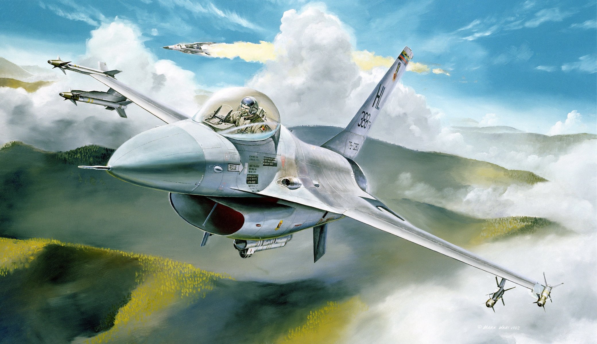 f-16 f-16 fighter plane aviation picture