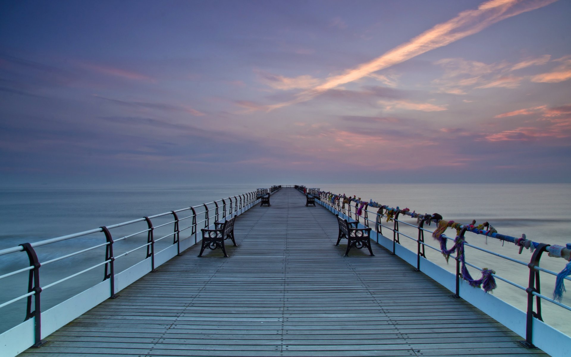 bridge sea landscape