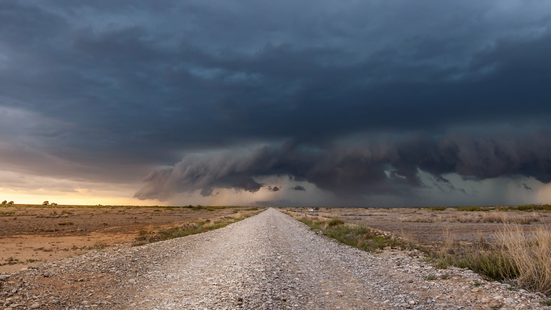 road sky landscape