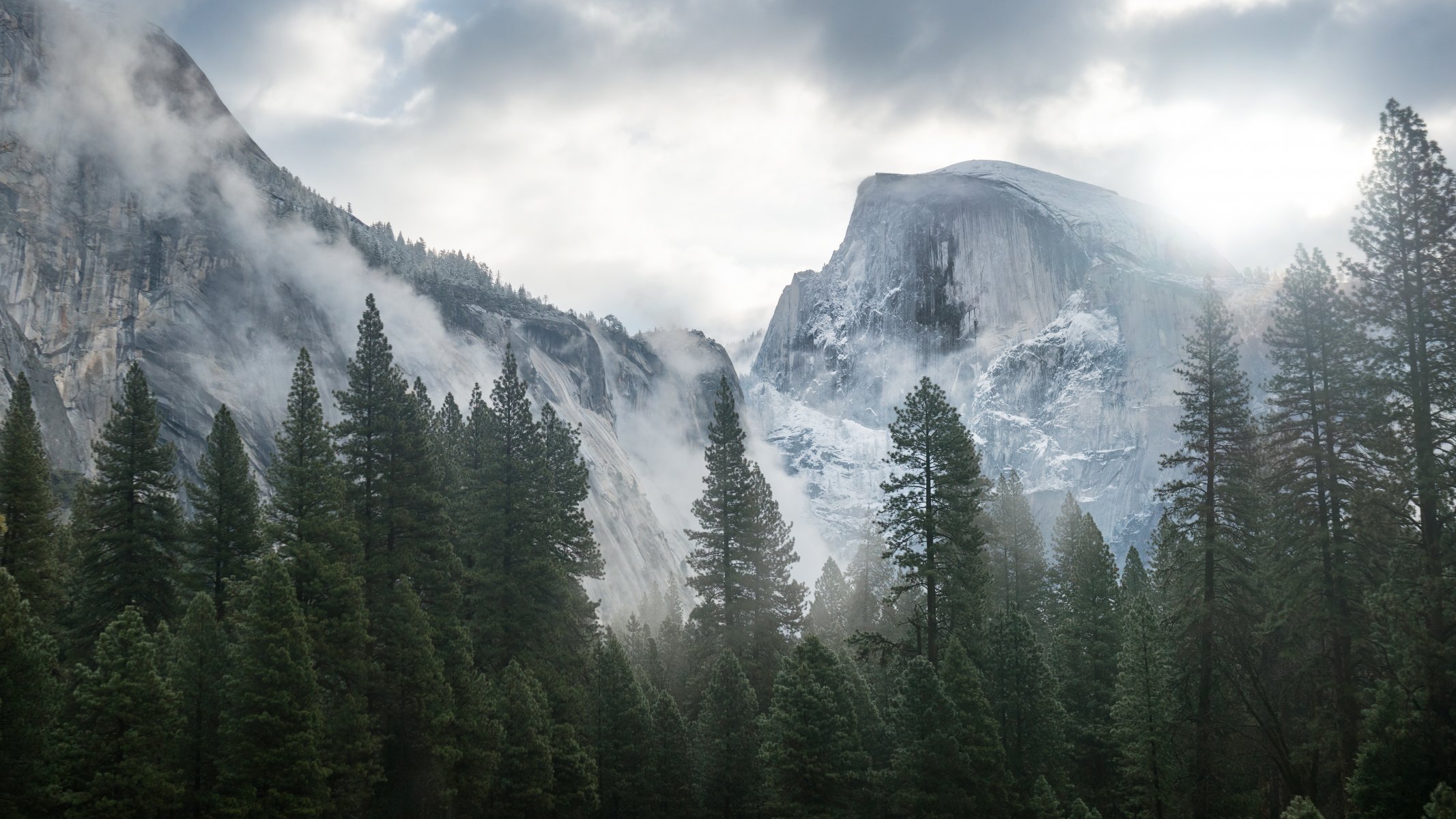 yosemite apple mac forest mountain